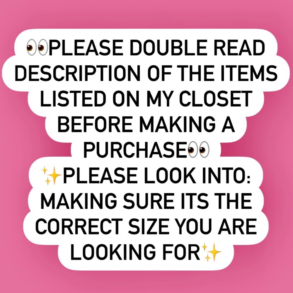 BUYERS PLEASE READ‼️PT. 1